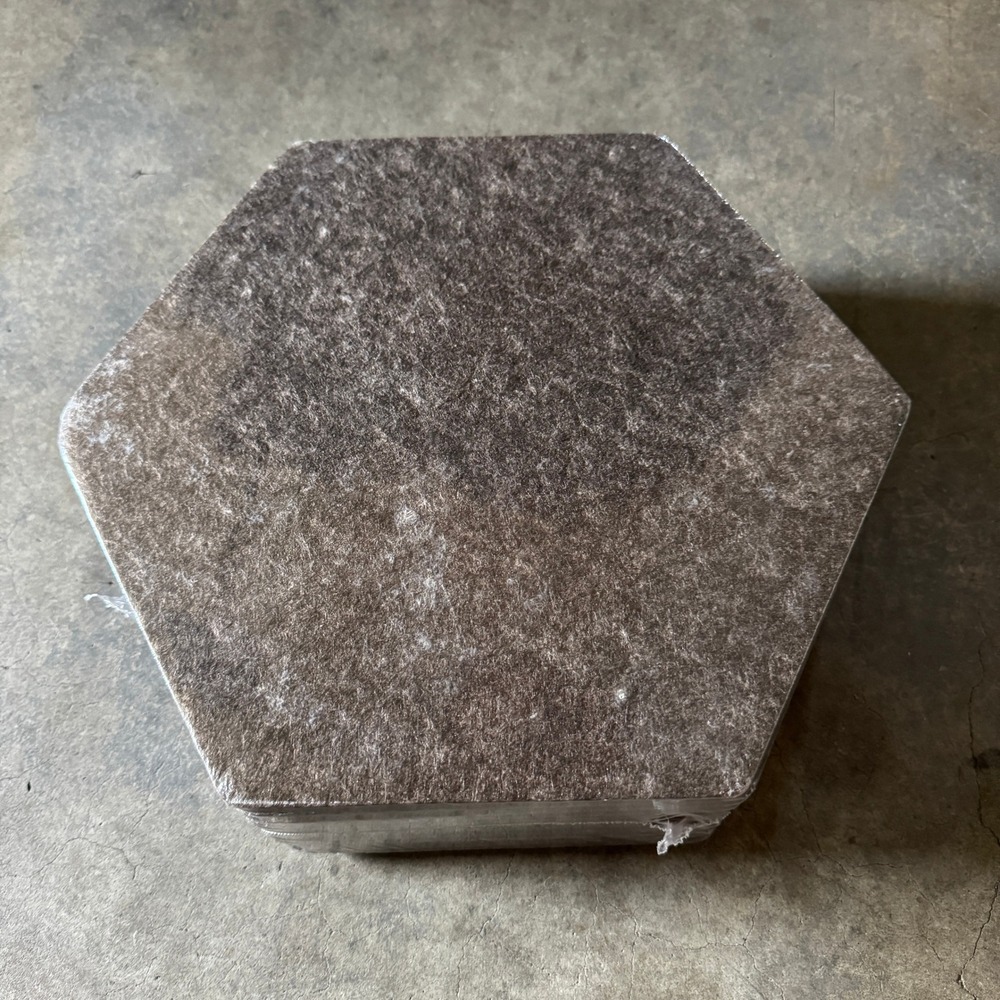 ZHERMAO Acoustic Panels Hexagon Sound Proofing Wall Tiles Studio Foam‎ Brown 12 - Picture 2 of 3